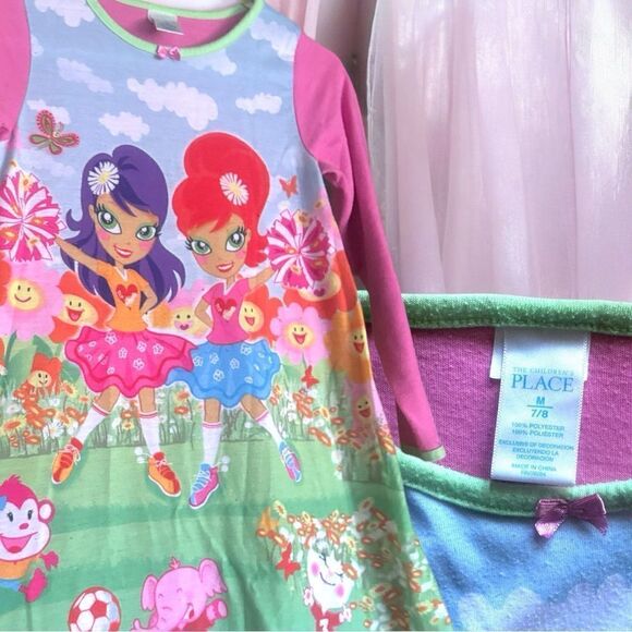PLACE SLEEPWEAR l Girl’s long-sleeve Nightgown, PJ l M l VGUC - Picture 5 of 8